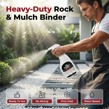⏰ Last Day Special Price ! 🏆🎁Spray-On Rock & Mulch Binder💨