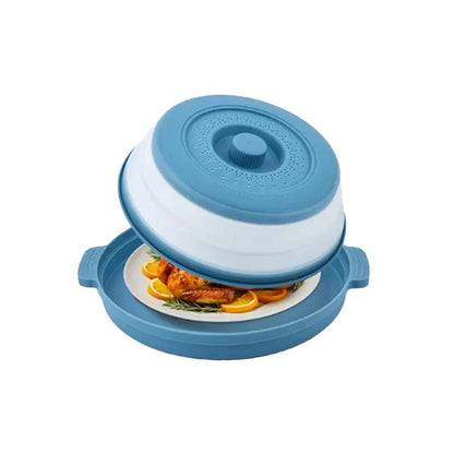🏆 Last Day Special Price ! ✨Collapsible Microwave Cover with Base Mat💨