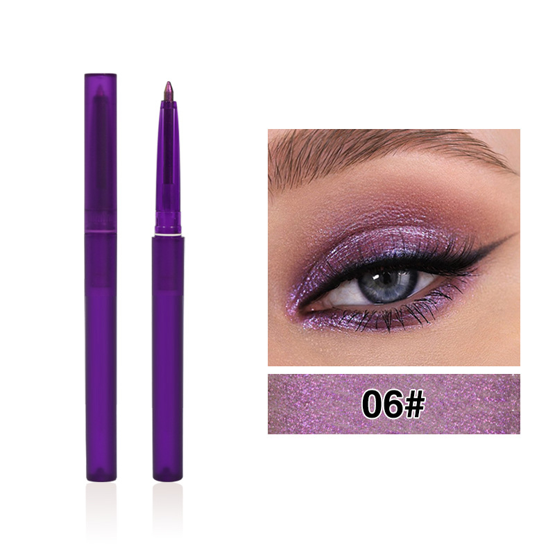 🌈BUY 1 GET 1 FREE✨💖Colorful Smudge-Proof Glitter Eyeliner Pencil