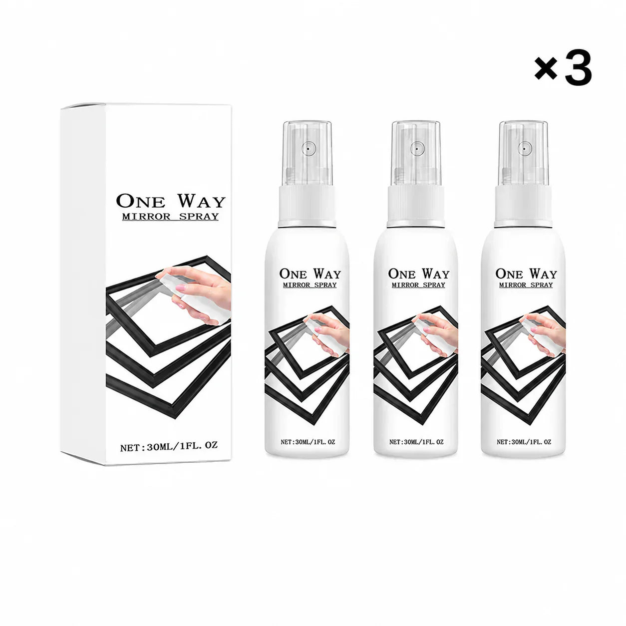 ☀️50% OFF Reflective Window Spray 🏆✨One-Way Mirror Privacy Shield for Home & Car💨