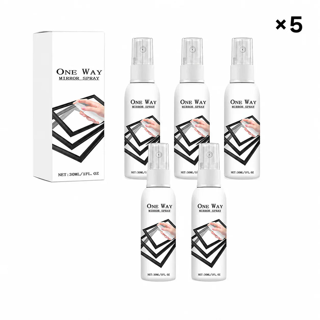 ☀️50% OFF Reflective Window Spray 🏆✨One-Way Mirror Privacy Shield for Home & Car💨